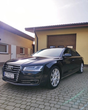 Audi A8 cena 103900 przebieg: 106600, rok produkcji 2014 z Warszawa małe 56